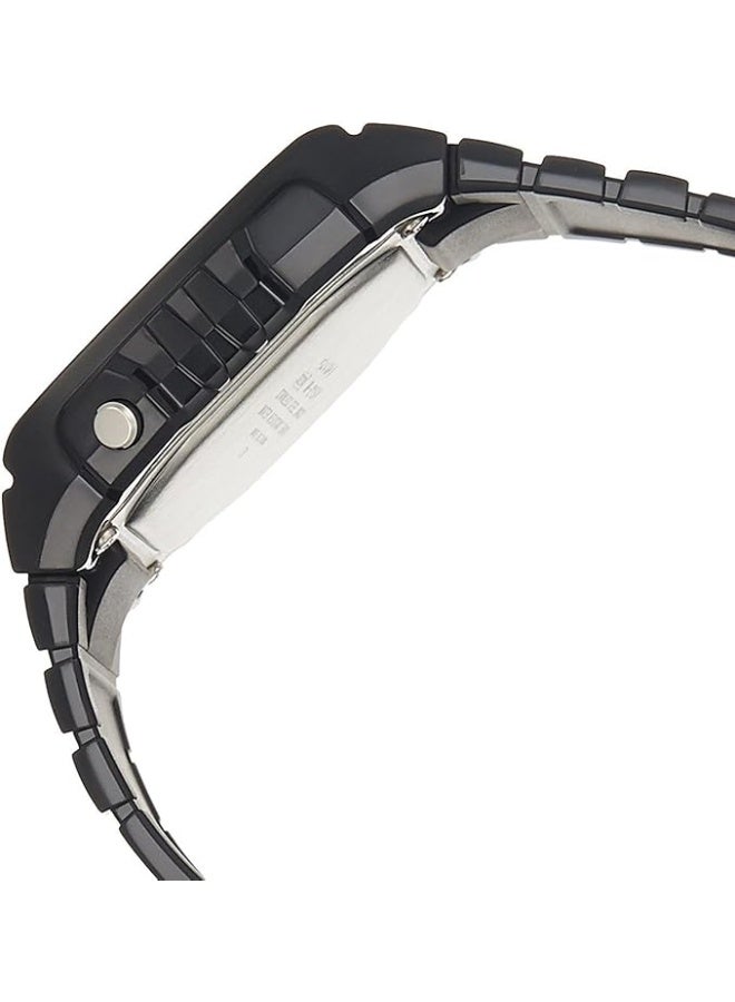 Casio W-215H-1AVDF Men's, Casual, Grey Dial, Black Band - Image 4